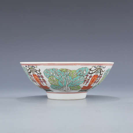 Qing Dynasty Pastel painting Chinese cabbage Big bowl - Foto 1