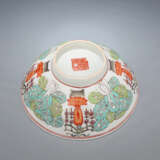 Qing Dynasty Pastel painting Chinese cabbage Big bowl - photo 6