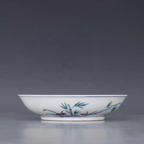 Qing Dynasty Blue and white Magpie plate - Foto 1