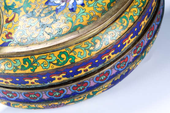 Qing Dynasty cloisonne bronze box - photo 5