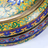 Qing Dynasty cloisonne bronze box - фото 5