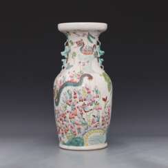 Qing Dynasty painting One hundred children Binaural vase