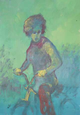 Я буду долго гнать велосипед Papier Technique mixte Абстрактный субъективизм Image thématique - photo 1