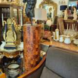 Large Art Deco Column Stand In Amboyna Burl 1940 Lackiertes Holz 20th century - Foto 3