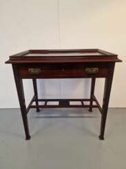 Art deco style table with drawer