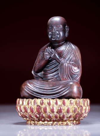 Ming Dynasty Agarwood Sculpture Buddha statue - Foto 4