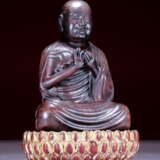 Ming Dynasty Agarwood Sculpture Buddha statue - Foto 5