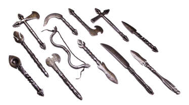 Buddhism 19th century Tiantie Instrument 12 pieces