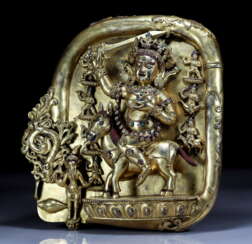 Tibetan Buddhism 18th century Copper gilt Heavenly mother