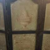 18th Century French Antique Paravent Screen with Three Leaves Lackiertes Holz Louis XIV - Regency 18th century - Foto 3