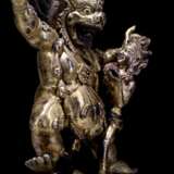 Tibet Buddhism Copper gilt Hell Lord - photo 2