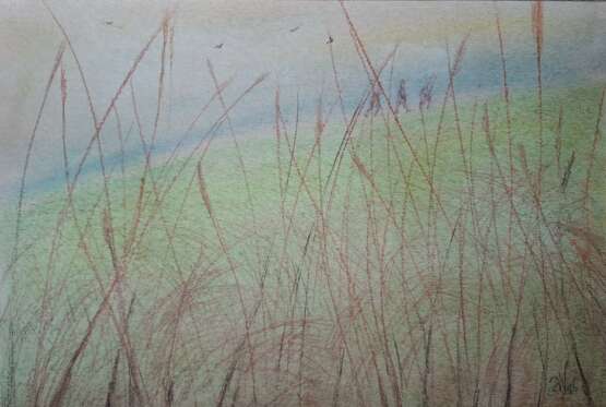 Путники Paperboard Pastel Contemporary realism Landscape painting Москва 2025 - photo 1 Путники Paperboard Pastel Contemporary realism Landscape painting Москва 2025 - photo 1