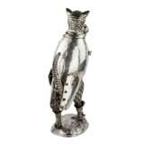 Figurine en argent accrocheuse et ironique Le Chat Potte. G&uuml;nther Grungessel. Hannau. 1883 Argent Eclecticism 19th century - photo 6