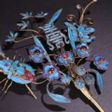 Qing Dynasty Silver gilt Hairpin a pair - photo 5