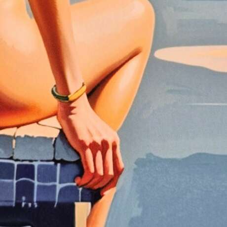 Myst-RZ Gaze fight signed and numeroted 110 2024 Paper Other style 21th century - photo 4