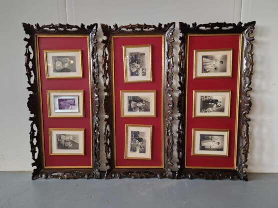 Trois grands cadres photo Bois naturel Design of 50-60’s Mid-20th century - photo 3 Trois grands cadres photo Bois naturel Design of 50-60’s Mid-20th century - photo 3