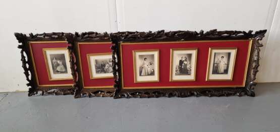 Trois grands cadres photo Bois naturel Design of 50-60’s Mid-20th century - photo 4 Trois grands cadres photo Bois naturel Design of 50-60’s Mid-20th century - photo 4