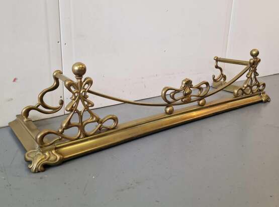 Élément de cheminée Art Nouveau Messing Art Nouveau At the turn of 19th -20th century - Foto 2 Élément de cheminée Art Nouveau Messing Art Nouveau At the turn of 19th -20th century - Foto 2