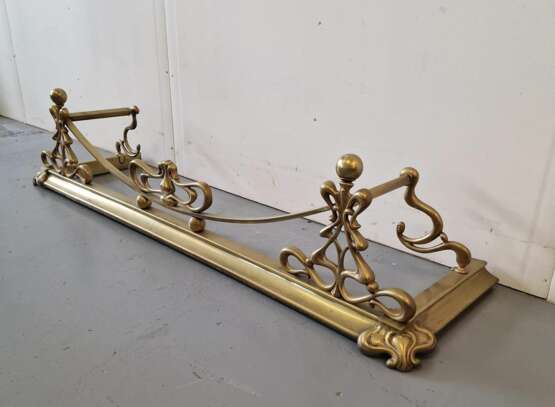 Élément de cheminée Art Nouveau Messing Art Nouveau At the turn of 19th -20th century - Foto 4 Élément de cheminée Art Nouveau Messing Art Nouveau At the turn of 19th -20th century - Foto 4