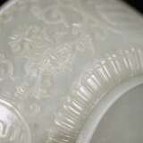 In the Qing Dynasty Hetian jade carved the "good luck" bowl - Foto 8