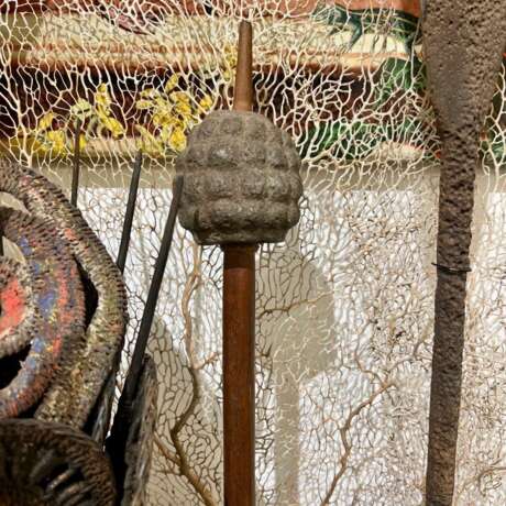 19th Century Kukukuku Club from Highlands Papua Steinzeug 19th century - Foto 6