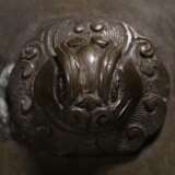 Ming Dynasty copper double lion ear horse trough incense burner - Foto 5
