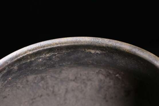 Ming Dynasty old copper double elephant ears incense burner - фото 5