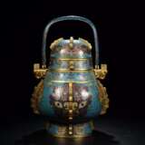 Qing Dynasty Cloisonne Lucky beast pot - Foto 1