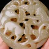 Liao Dynasty Carved God deer Jade board set - фото 7