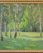 Übersicht. Paysage avec des bouleaux 