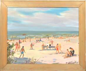 Peinture &agrave; l&amp;39;huile Jurmala de Juris Germanis 