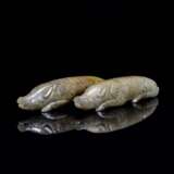 A pair of Han Dynasty Hetian jade pig sculpture - photo 8
