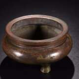 Three-legged copper incense burner in the Qing Dynasty - Foto 5