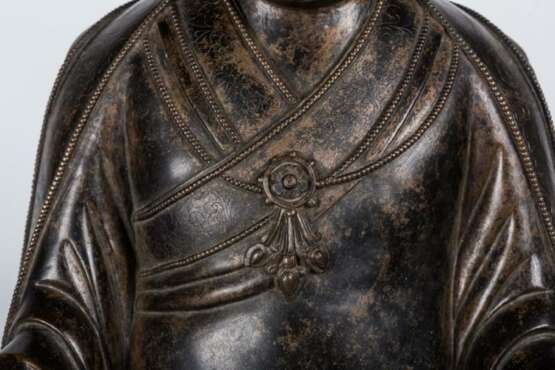 Chinese bronze Buddha statue in the Qing Dynasty - Foto 3