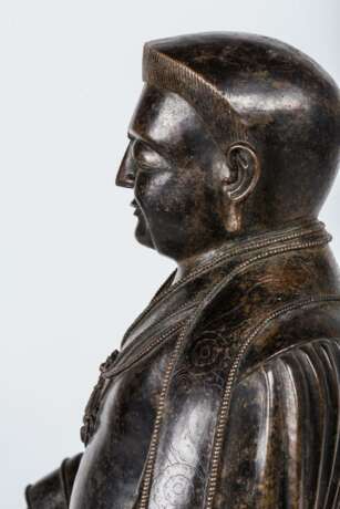 Chinese bronze Buddha statue in the Qing Dynasty - photo 6