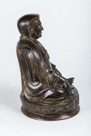 Chinese bronze Buddha statue in the Qing Dynasty - Foto 8