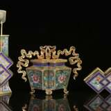 A set of cloisonne Book room kits in the Qing Dynasty - Foto 1