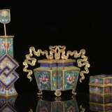 A set of cloisonne Book room kits in the Qing Dynasty - Foto 2