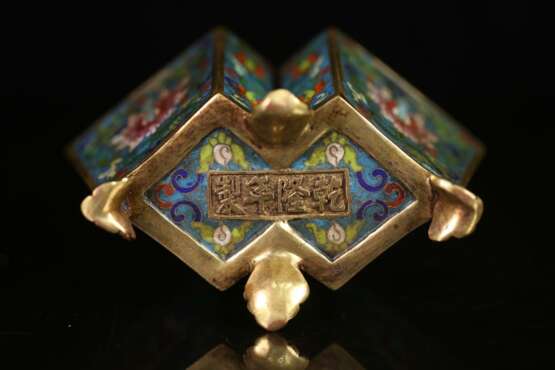 A set of cloisonne Book room kits in the Qing Dynasty - Foto 3