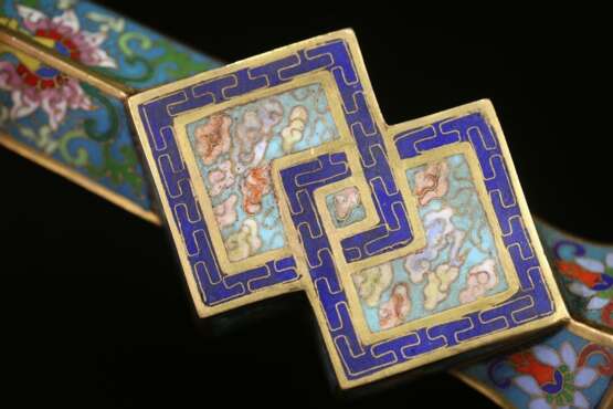 A set of cloisonne Book room kits in the Qing Dynasty - фото 6