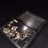 Qing Dynasty Rosewood Setting treasure Cover box - фото 7