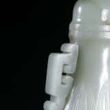 Mingguo Hetian jade Sculpture Lucky beast Binaural Cap bottle - photo 6