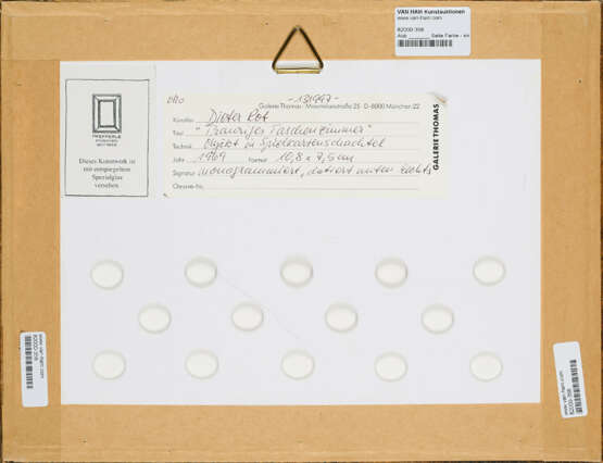 Dieter Roth. Trauriges (Taschenzimmer) - photo 2 Dieter Roth. Trauriges (Taschenzimmer) - photo 2