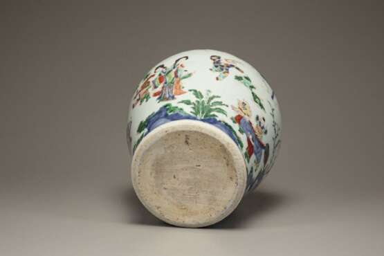 China 17th Century Colored Painting Character painting jar - фото 10