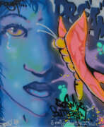 Spray paint. Daze (Chris Ellis). Cosmic Thought