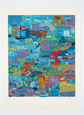 Öyvind Fahlström. Column no 2 (Picasso 90) - photo 1 Öyvind Fahlström. Column no 2 (Picasso 90) - photo 1