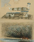 Трафаретная печать. Hannsjörg Voth. Mixed lot of 2 prints