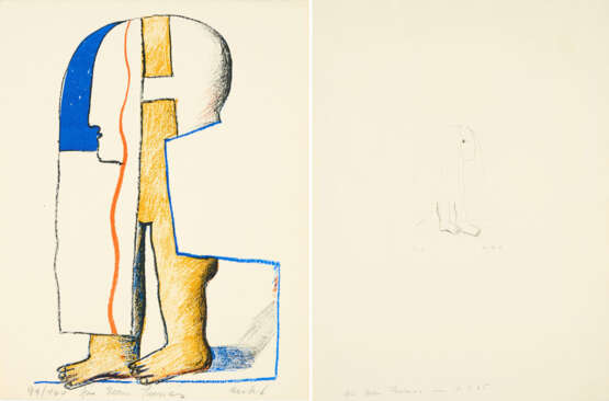 Horst Antes. Mixed lot of 2 prints - фото 1
