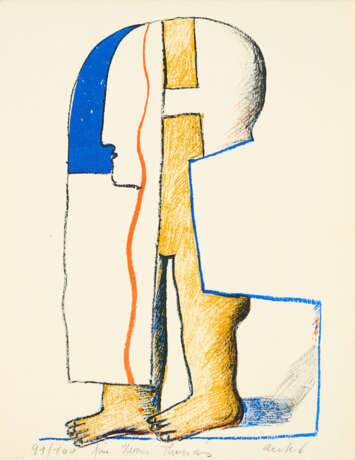 Horst Antes. Mixed lot of 2 prints - фото 2