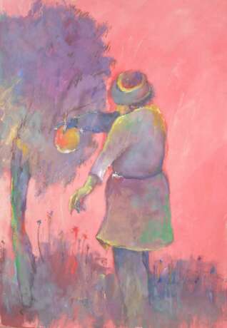 Яблоко Евы Papier Technique mixte Абстрактный субъективизм Image thématique - photo 1